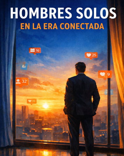 Hombres solos en la era conectada.